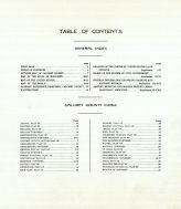 Table of Contents, Calumet County 1920